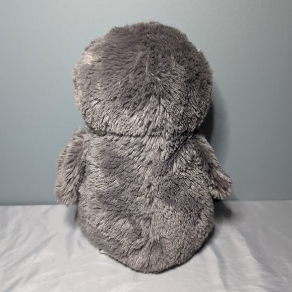 Aurora Destination Nation Penguin Baby Plush Stuffed Animal Grey White Soft - Picture 4 of 12
